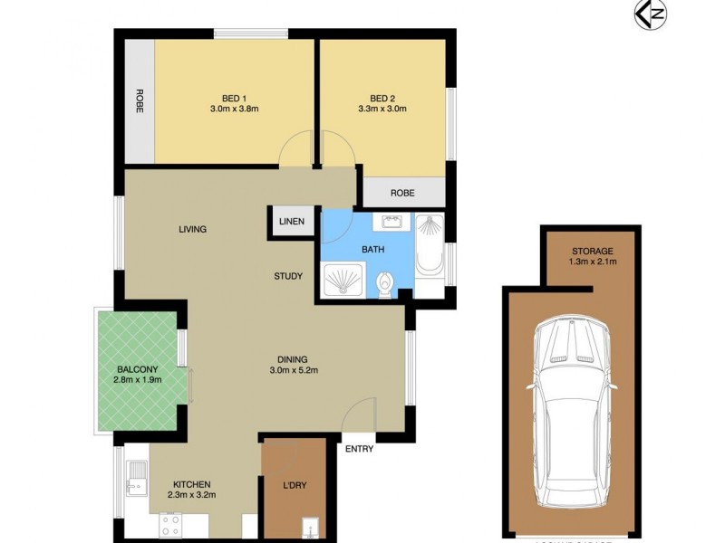 4/586 Blaxland Road, Eastwood NSW 2122 Floorplan