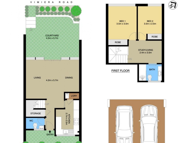 9/5 Trafalgar Place, Marsfield NSW 2122 Floorplan
