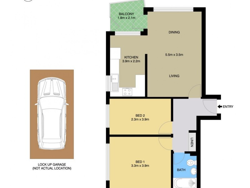 1/236 Blaxland Road, Ryde NSW 2112 Floorplan
