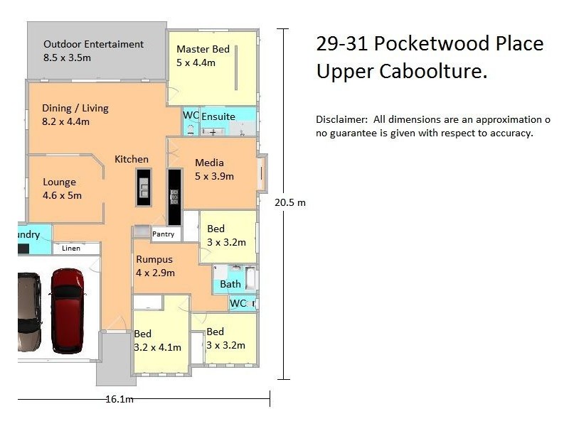 29-31 Pocketwood Place, Upper Caboolture QLD 4510 Floorplan