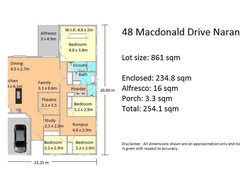 48 Macdonald Drive, Narangba QLD 4504 Floorplan
