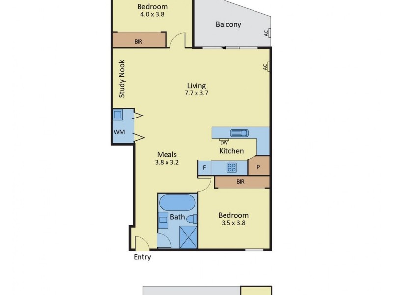 6/19-21 Willesden Road, Hughesdale VIC 3166 Floorplan