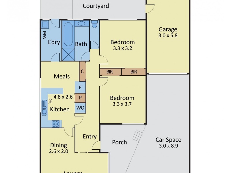 2/5 Freeman Street, Caulfield VIC 3162 Floorplan