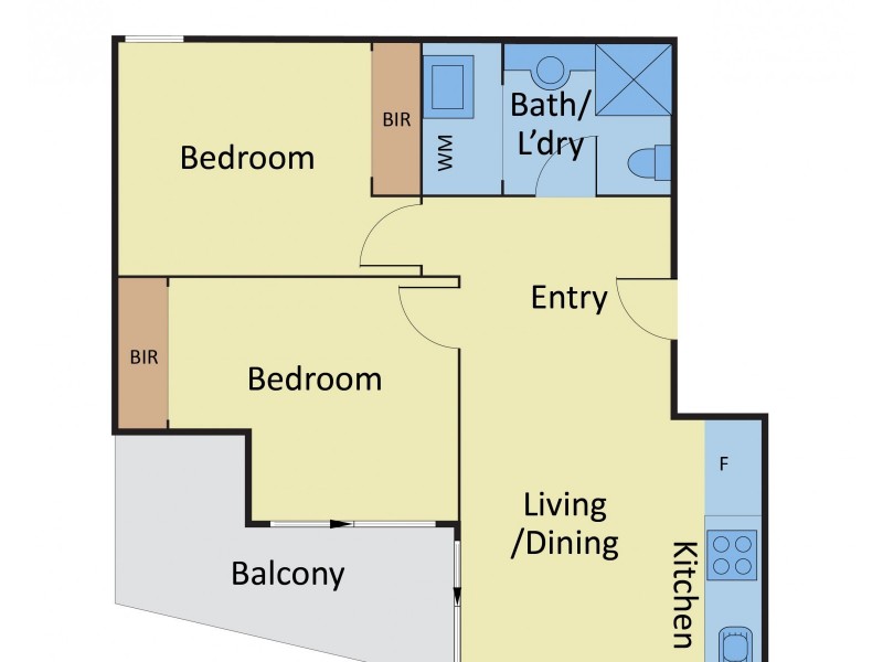 1/284 Neerim Road, Carnegie VIC 3163 Floorplan