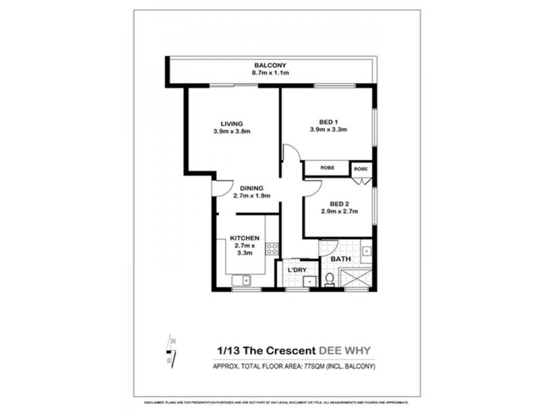 1/13 The Crescent, Dee Why NSW 2099