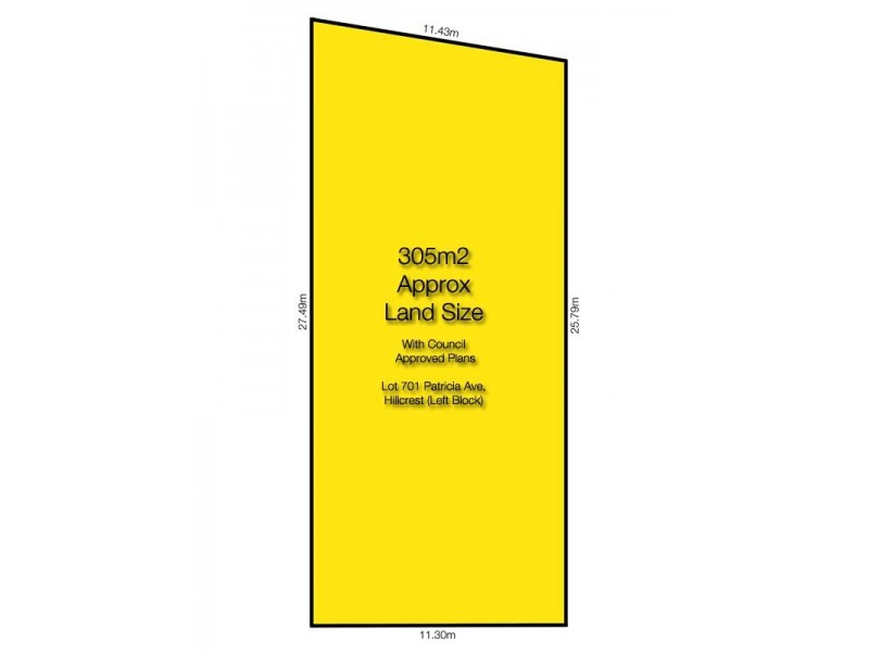 Lot 701 (33a) Patricia Avenue, Hillcrest SA 5086