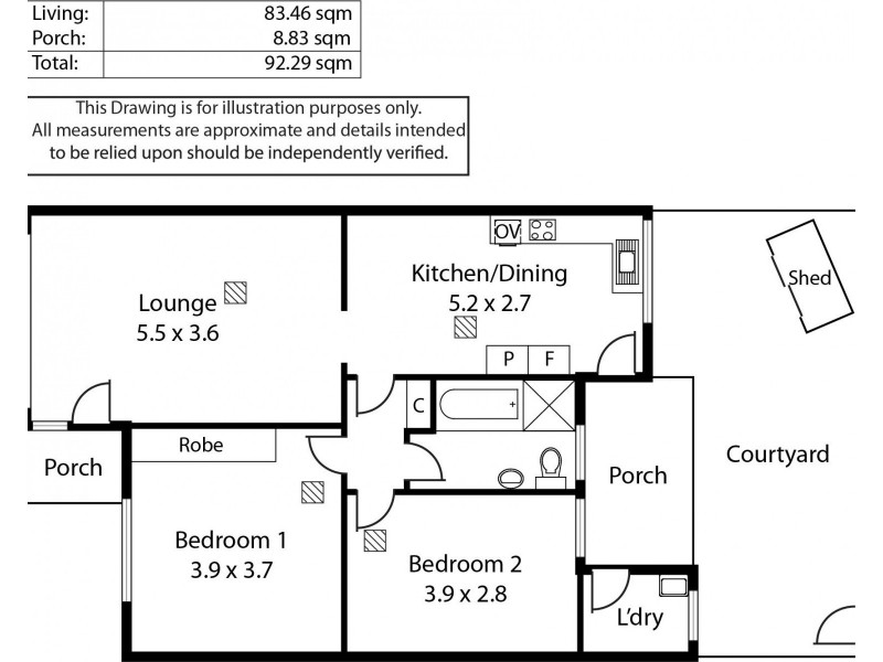 4, 1 Hazel Terrace, Henley Beach South SA 5022 Floorplan