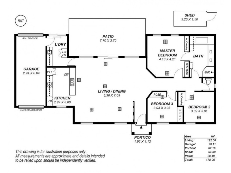 8 Pine Street, Brooklyn Park SA 5032 Floorplan