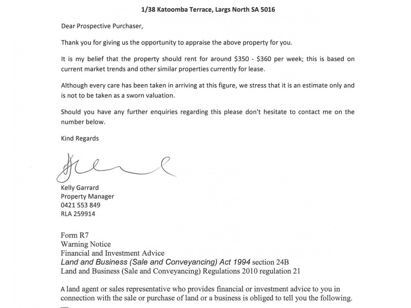 1/38 Katoomba Terrace, Largs North SA 5016