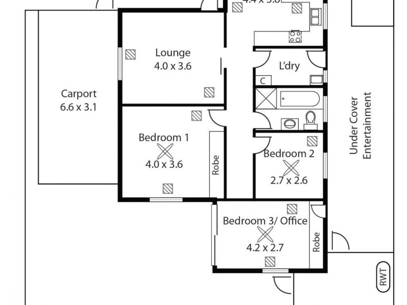 1/38 Katoomba Terrace, Largs North SA 5016 Floorplan
