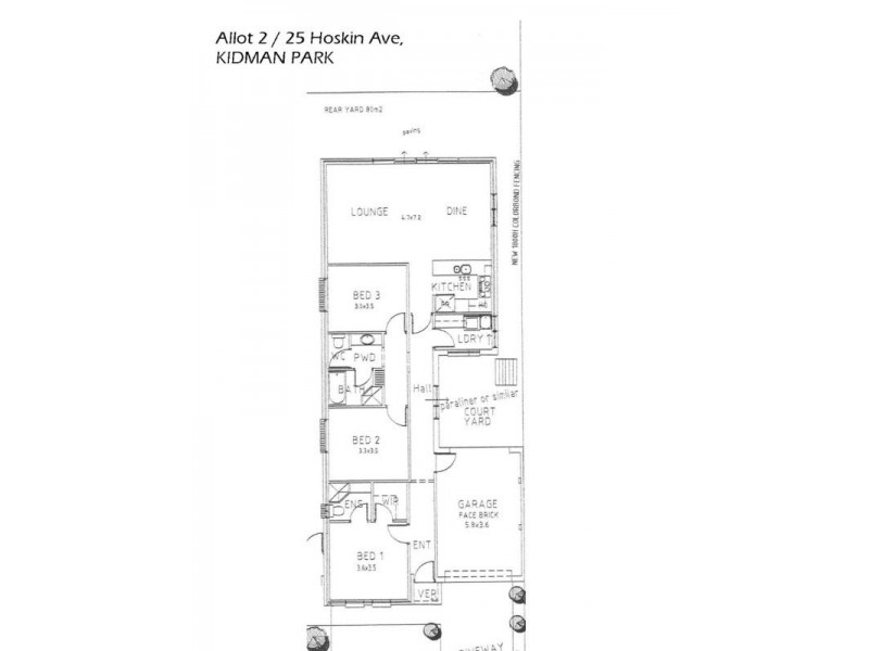 1, 2, 3/25 Hoskin Avenue, Kidman Park SA 5025
