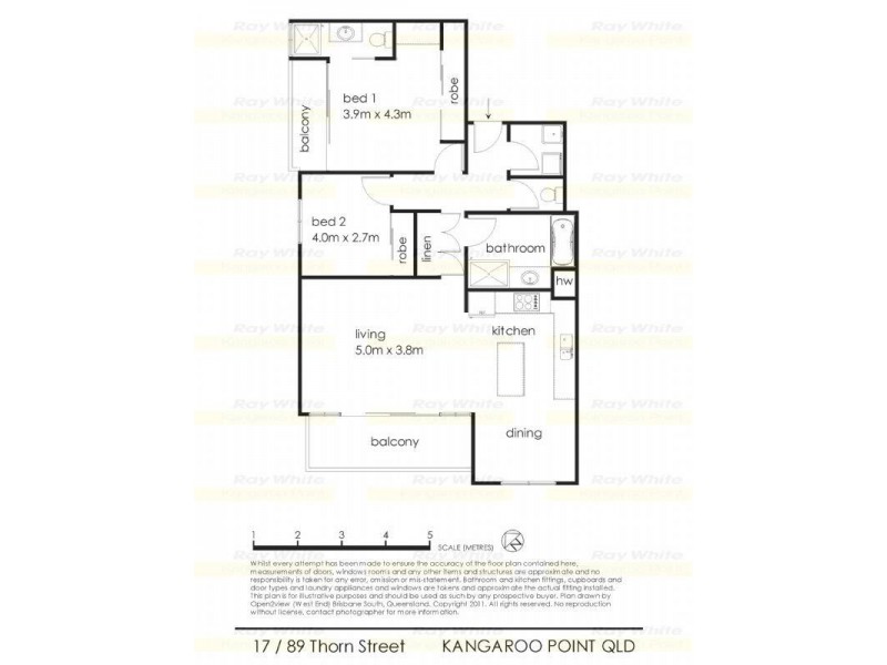 17/89 Thorn Street, Kangaroo Point QLD 4169