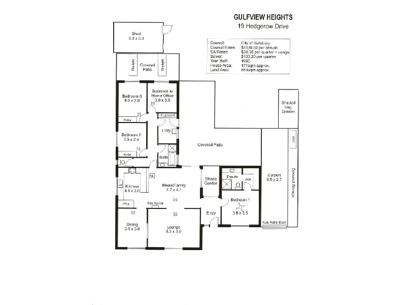 19 Hedgerow Drive, Gulfview Heights SA 5096