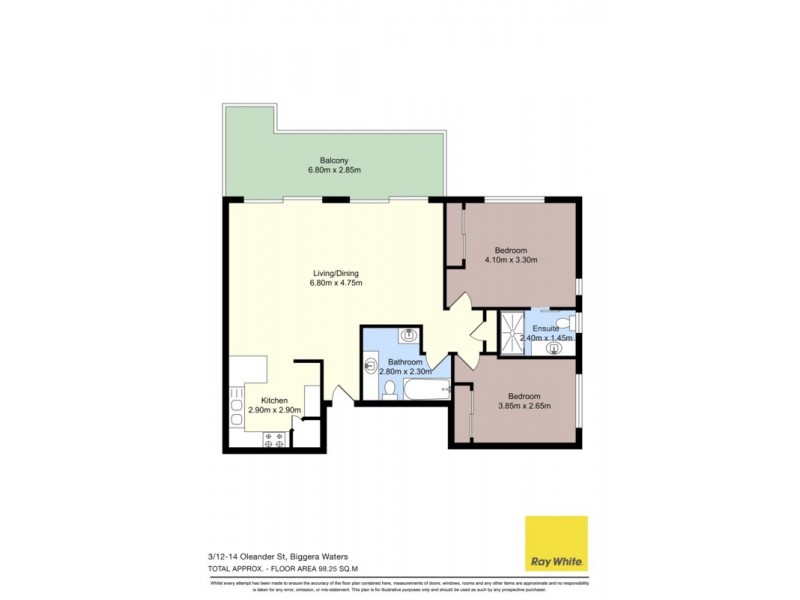 3/12-14 Oleander Avenue, Biggera Waters QLD 4216