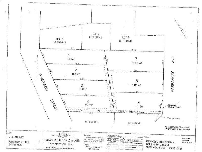 . Lots 1 – 5 Riverview Street, Evans Head NSW 2473