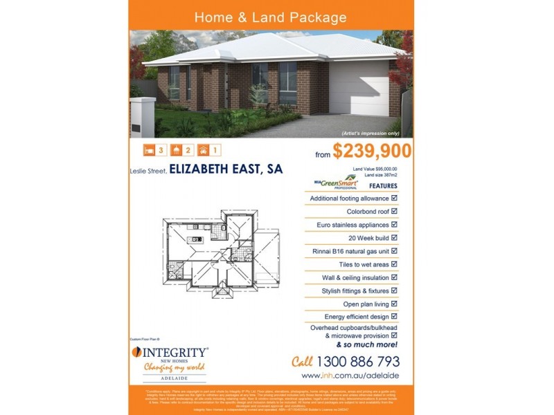 Lot 3 Leslie Street, Elizabeth East SA 5112