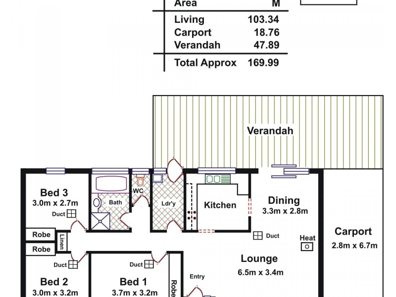 5 Morey Drive, Salisbury Heights SA 5109 Floorplan