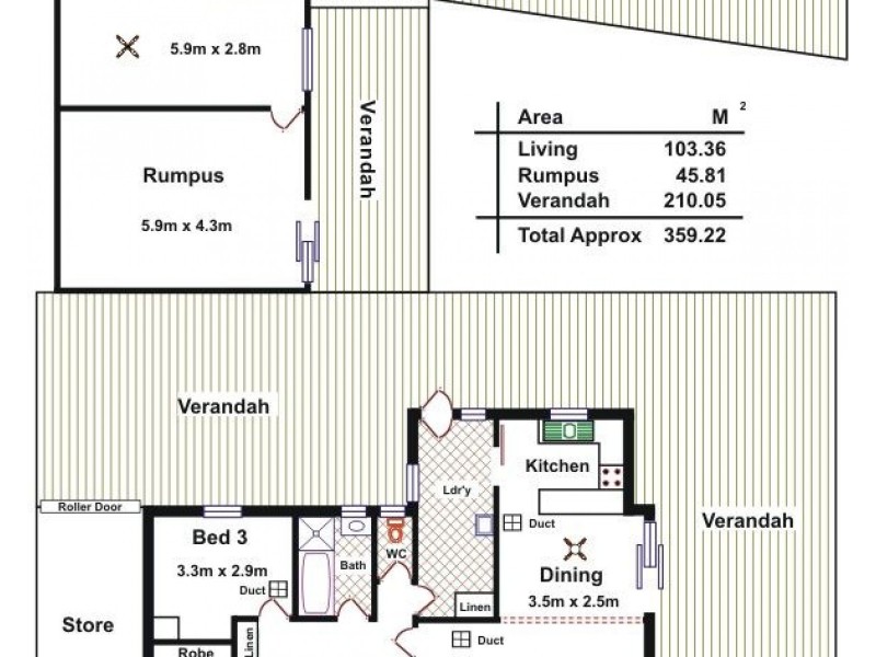 15 Hawker Crescent, Elizabeth East SA 5112 Floorplan