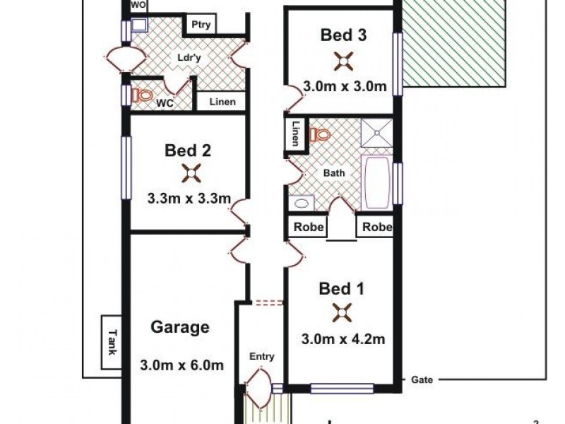 Unit 9/6-8 Farrow Road, Evanston SA 5116 Floorplan