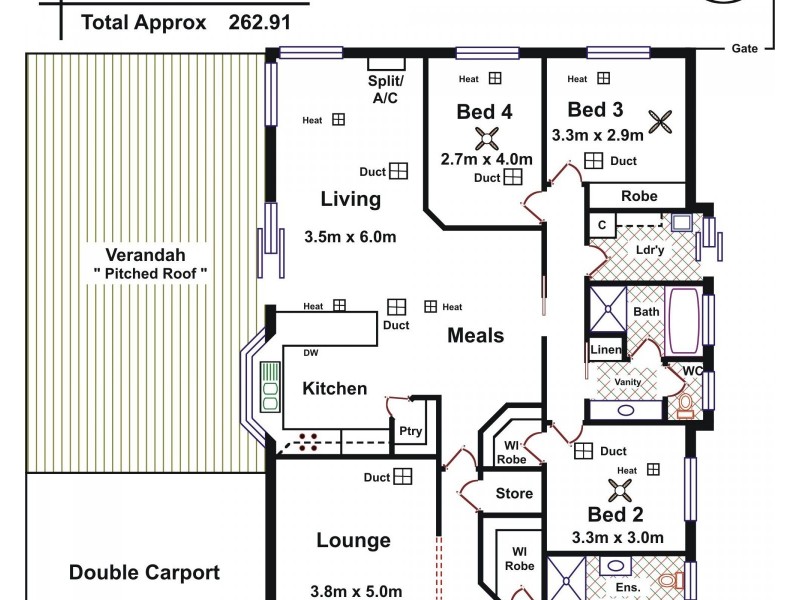 27 Davalan Drive, Munno Para West SA 5115 Floorplan