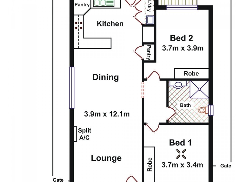 14/25 Fradd Court, Angle Vale SA 5117 Floorplan