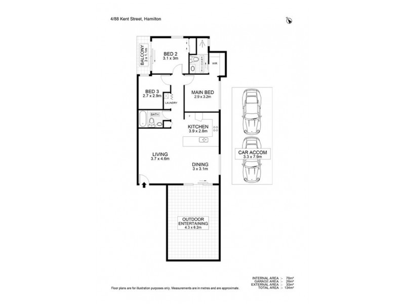 4/88 Kent Street, Hamilton QLD 4007