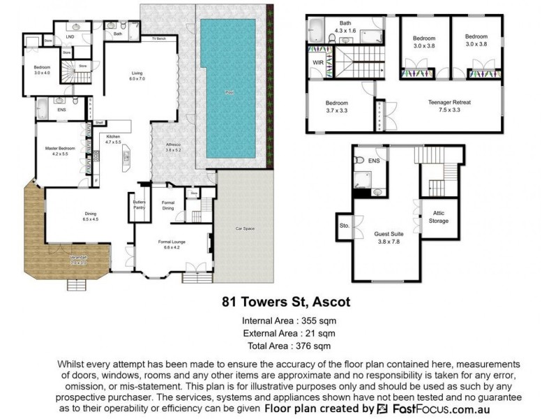 81 Towers Street, Ascot QLD 4007 Floorplan