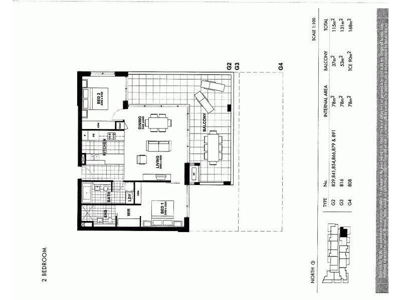 891/43 Hercules Street, Hamilton QLD 4007 Floorplan