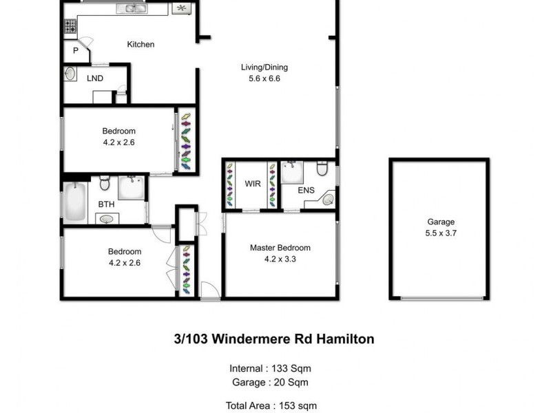 3/103 Windermere Road, Hamilton QLD 4007 Floorplan