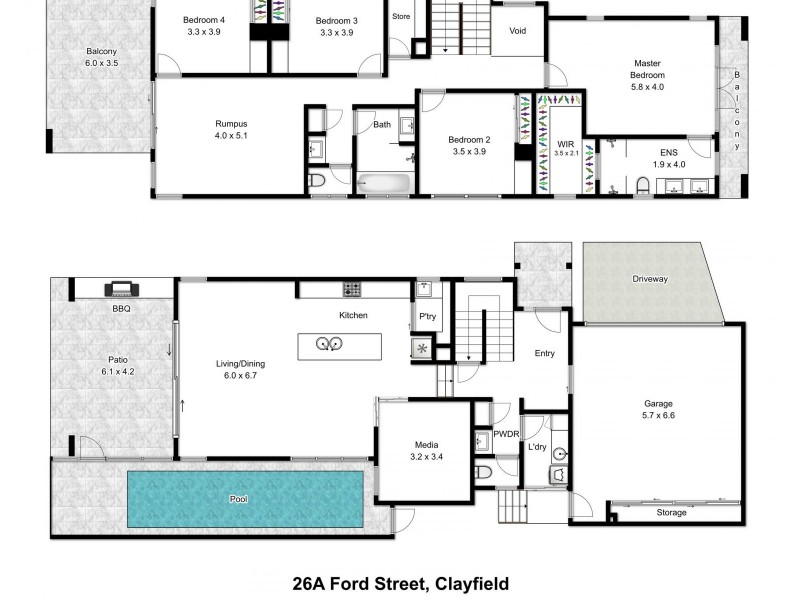 26A Ford Street, Clayfield QLD 4011 Floorplan