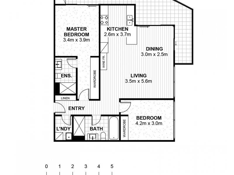 4142/37c Harbour Road, Hamilton QLD 4007 Floorplan