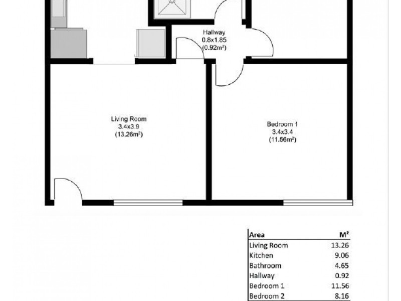 99/3 Noblet Street, Findon SA 5023 Floorplan