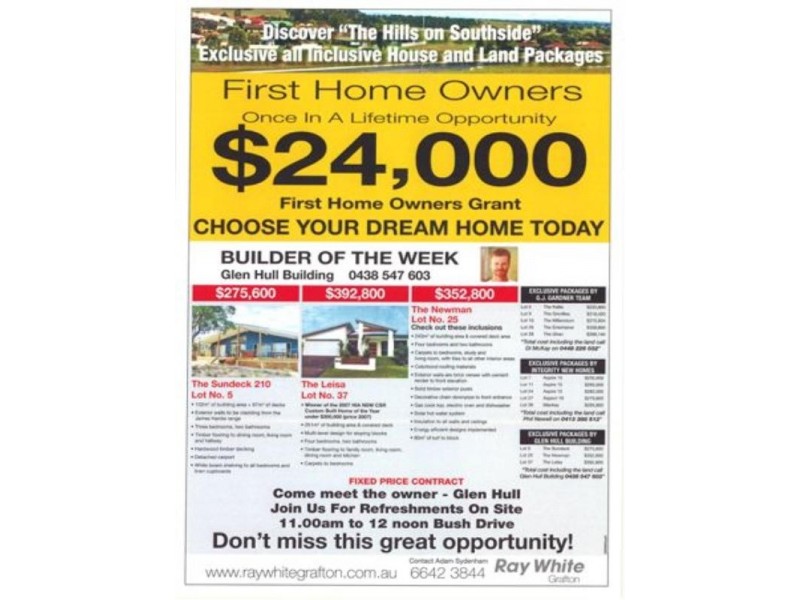 Various Lots – The Hills on the Southside, Bush Drive, South Grafton NSW 2460