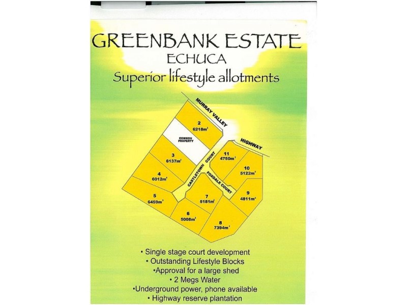 Lot 11 Castletown Court, Echuca VIC 3564