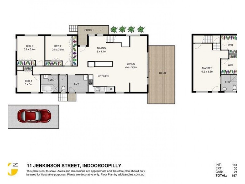 11 Jenkinson Street, Indooroopilly QLD 4068 Floorplan