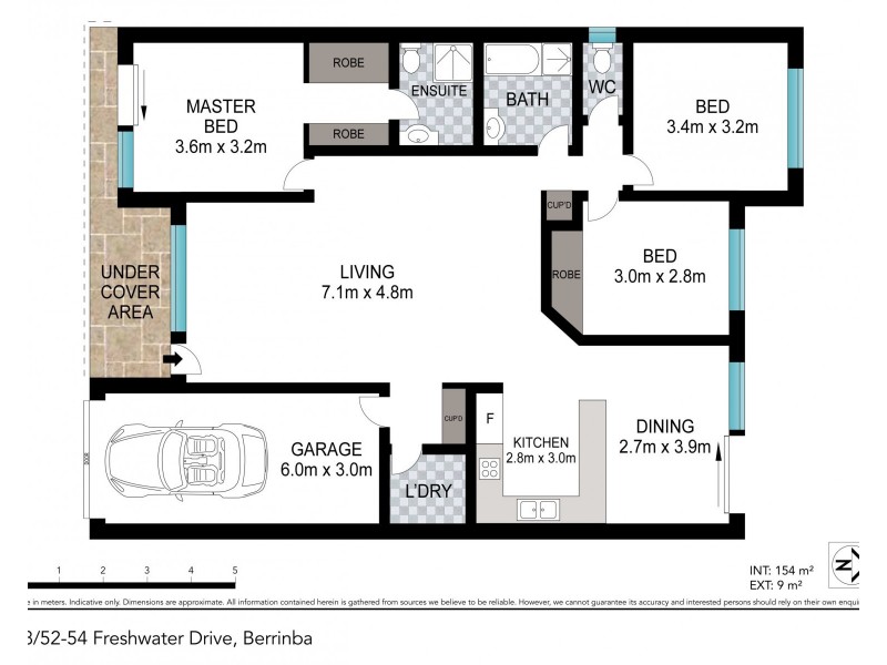 18/52-54 Freshwater Drive, Berrinba QLD 4117 Floorplan