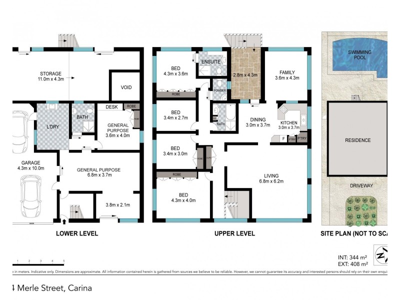 44 Merle Street, Carina QLD 4152 Floorplan