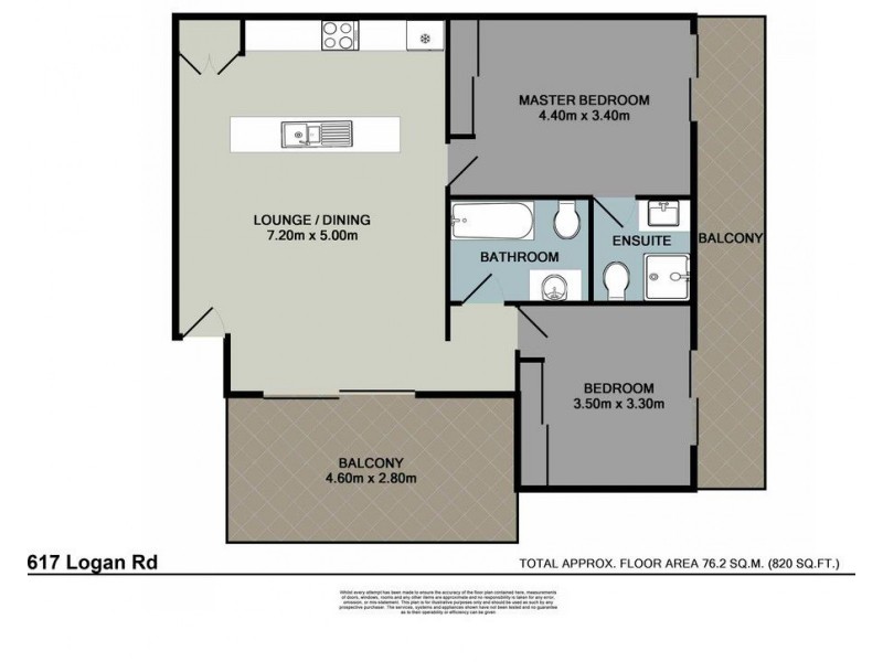3/617 Logan Road, Greenslopes QLD 4120 Floorplan