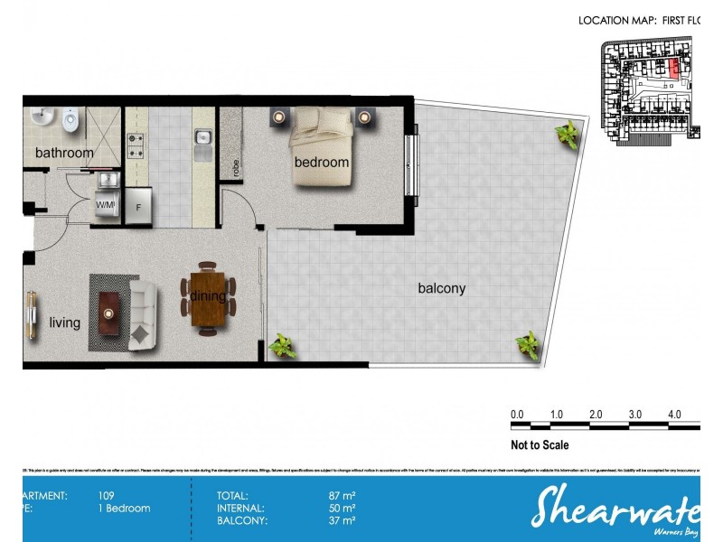 109/2 Howard Street, Warners Bay NSW 2282 Floorplan