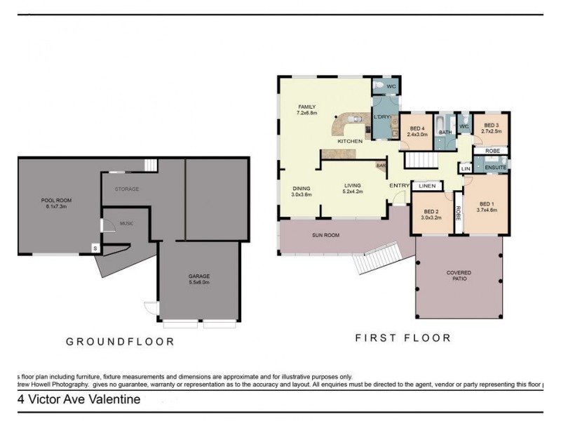 64 Victor Avenue, Valentine NSW 2280 Floorplan