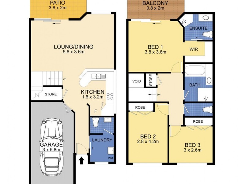 6/11-21 Lakeshore Avenue, Buderim QLD 4556 Floorplan