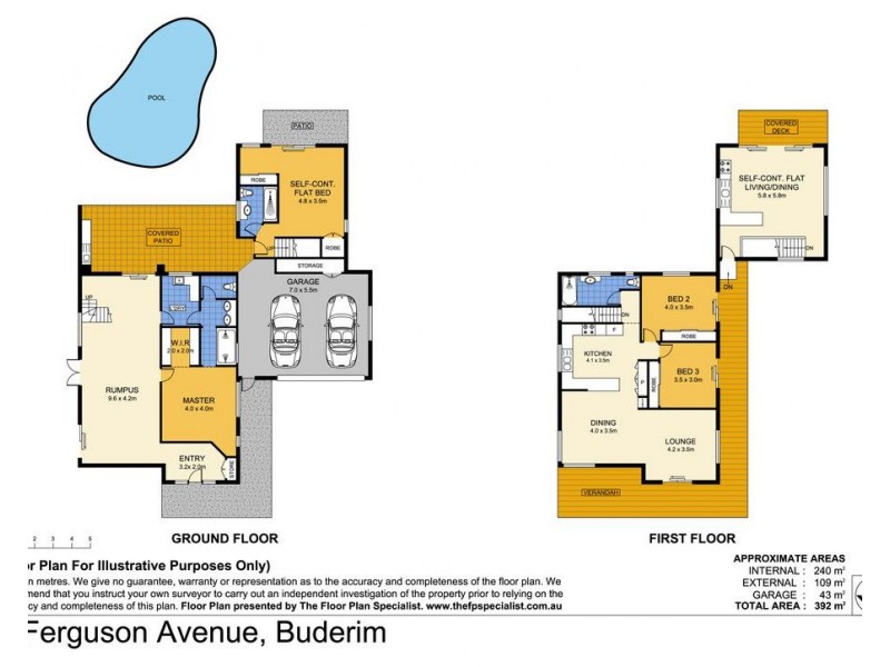 1 and 2/6 Ferguson Avenue, Buderim QLD 4556 Floorplan