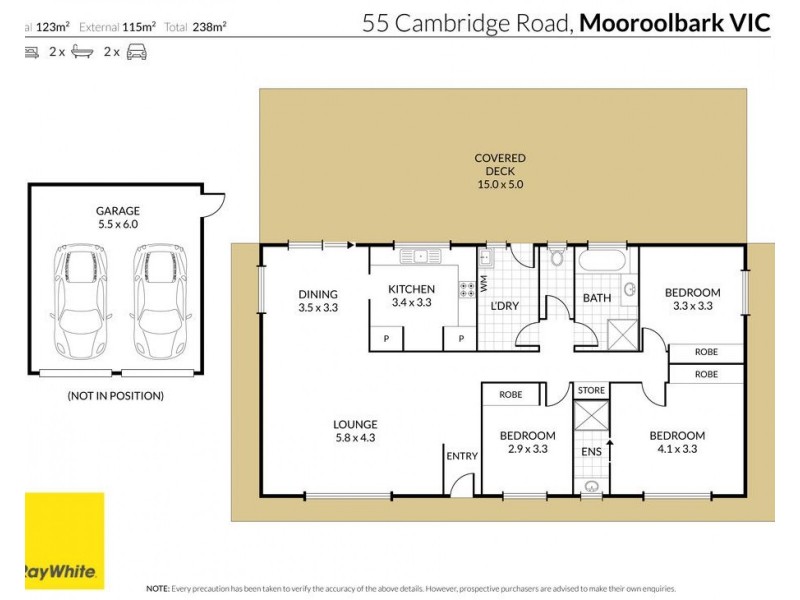 55 Cambridge Road, Mooroolbark VIC 3138 Floorplan