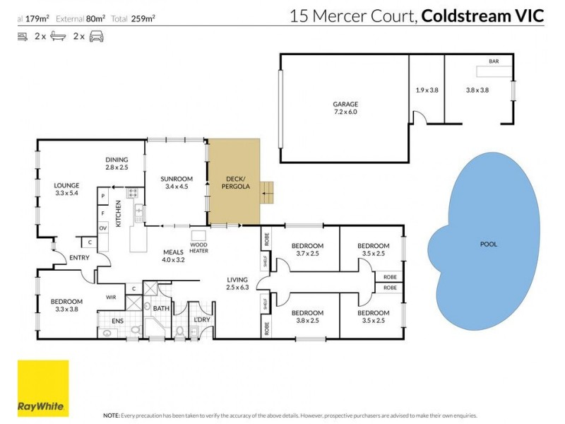 15 Mercer Court, Coldstream VIC 3770 Floorplan