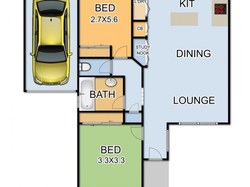 3/12 Gladstone Street, Lilydale VIC 3140 Floorplan
