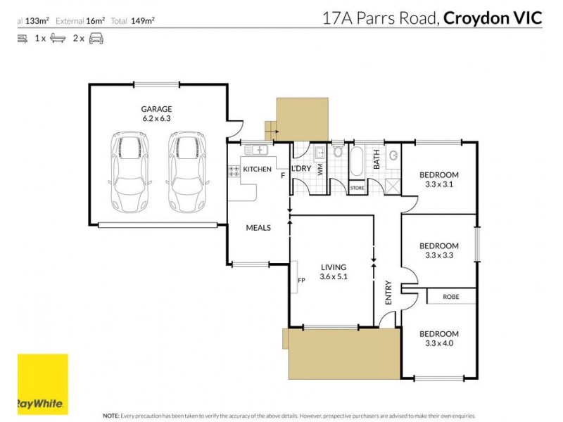 17A Parrs Road, Croydon VIC 3136 Floorplan