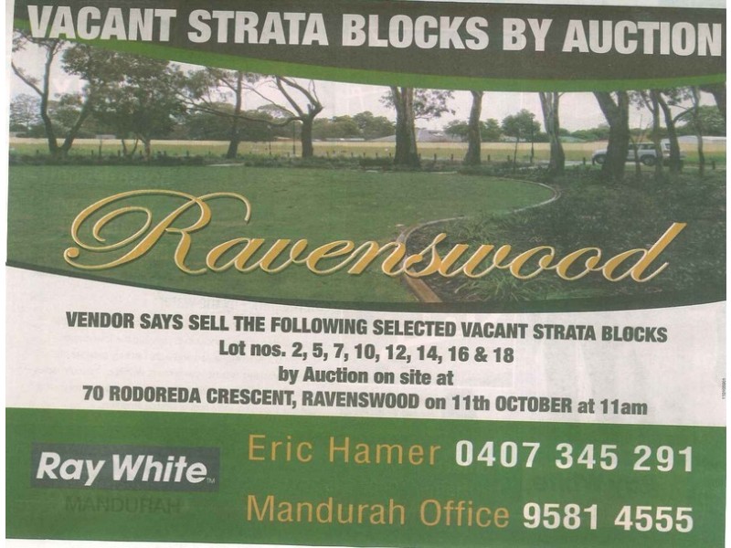 Lot 18, 70 Rodoreda Crescent, Ravenswood WA 6208