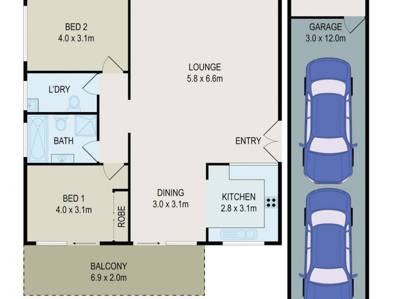1/20-22 Brandon Avenue, Bankstown NSW 2200 Floorplan