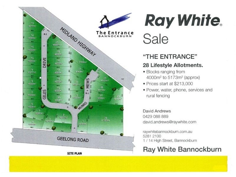 THE ENTRANCE, Bannockburn VIC 3331