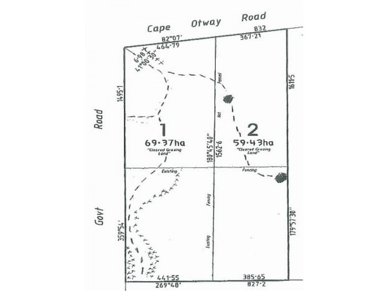 Lot 1 and 2/ 3615 Cape Otway Road, Birregurra VIC 3242